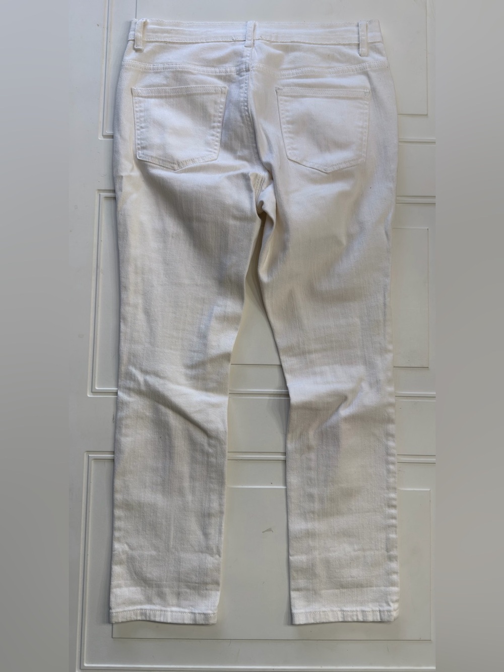 Venus Women’s Sz 8 White Distressed Pants Skinny Jeans Stretch Cotton - Picture 6 of 6